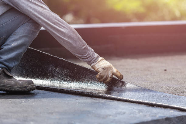 Professional Waterproofing technician working in Lemont, IL
